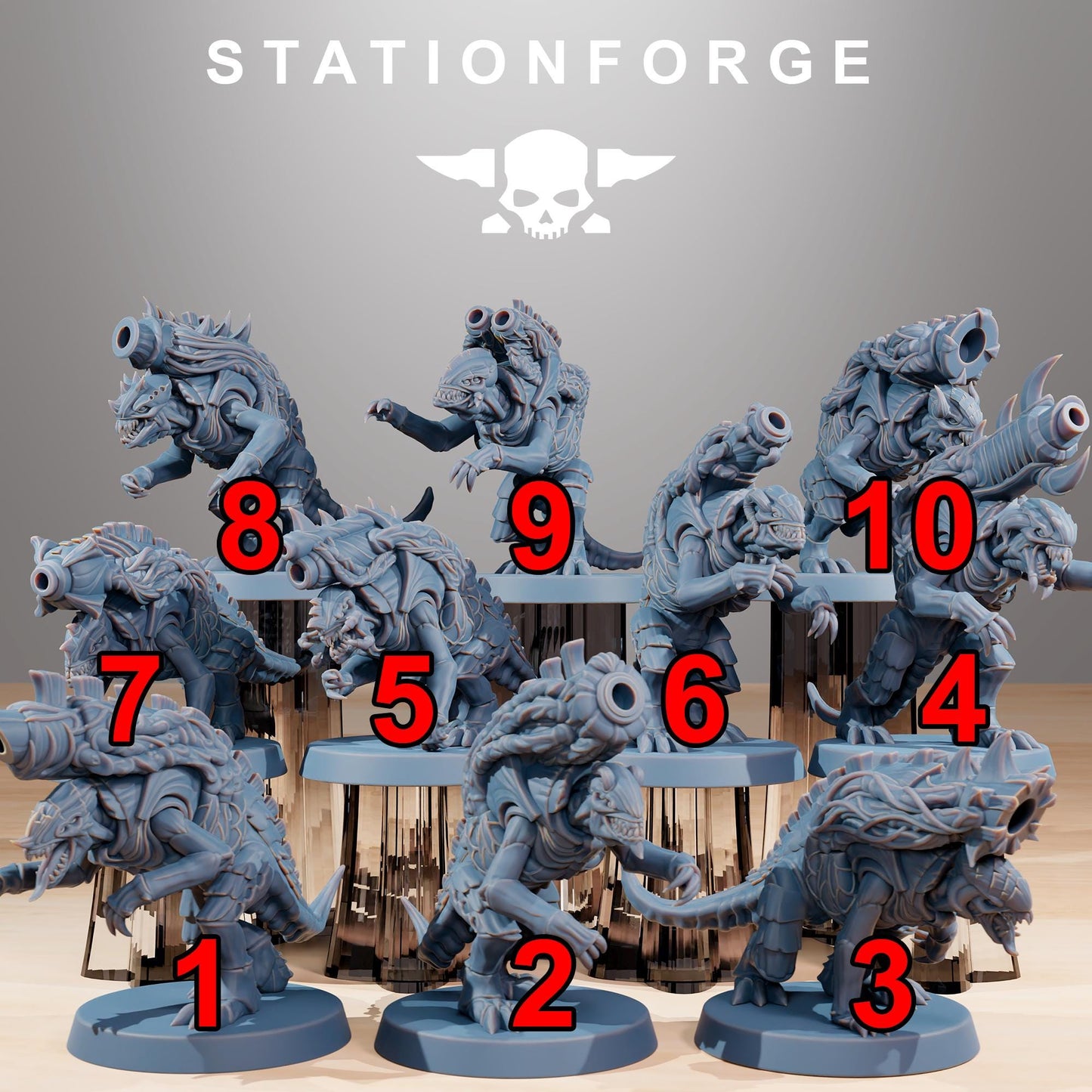Xenarid Mortars by Station Forge