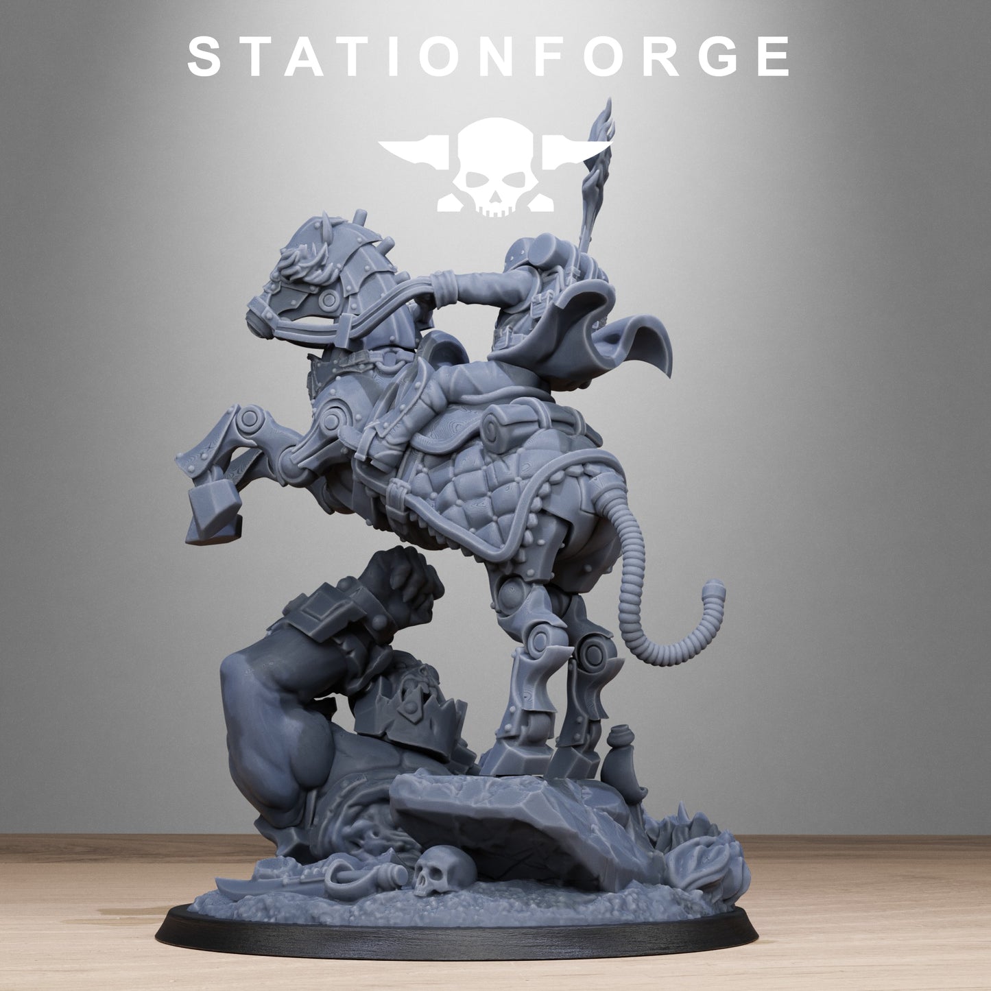 GrimGuard Officer Horseman by Station Forge