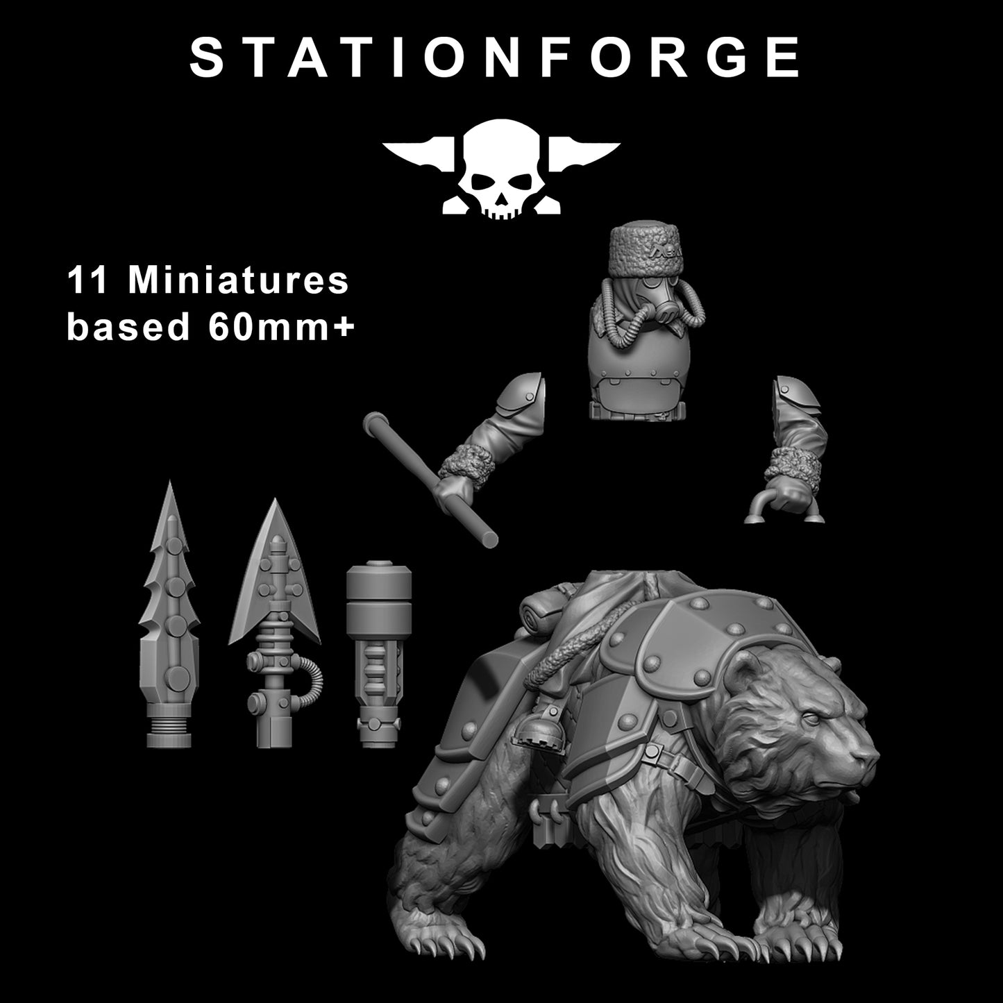 GrimGuard Bear Riders by Station Forge