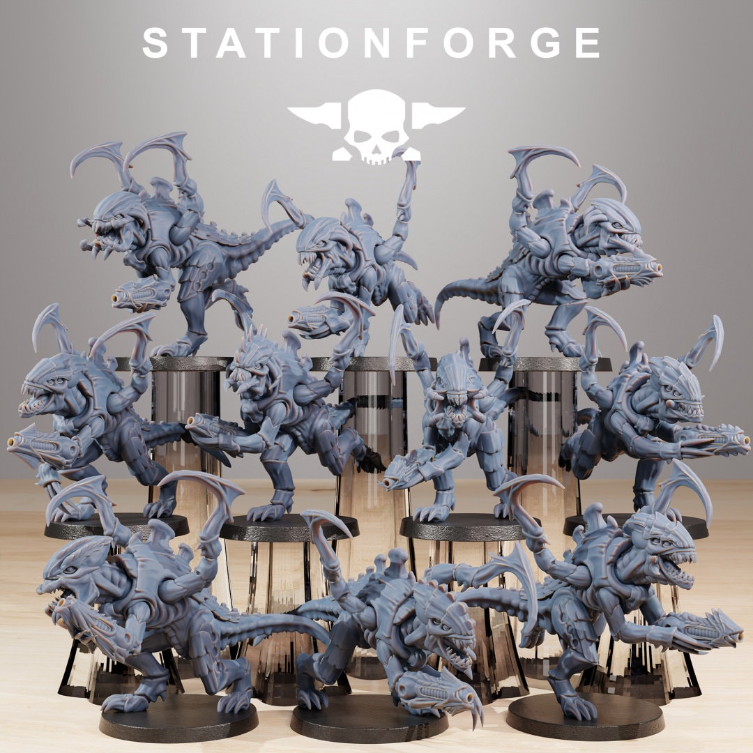 Xenarid Infantry 2.0 by Station Forge