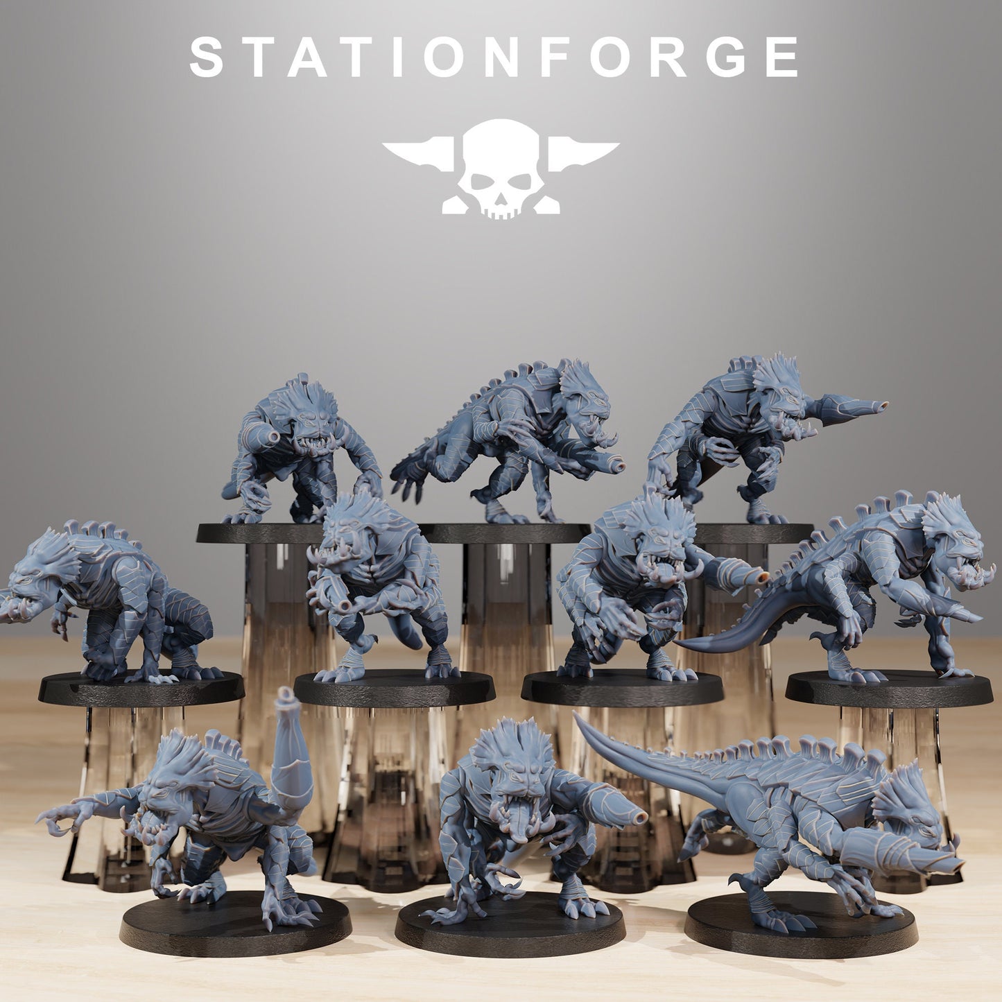 Xenarid Infantry by Station Forge
