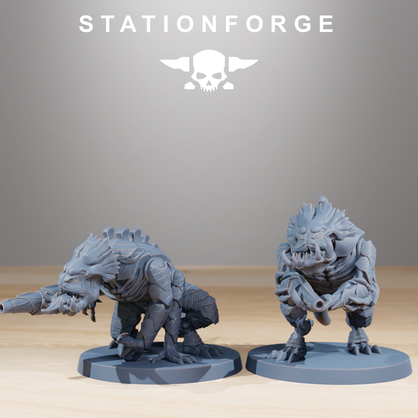 Xenarid Infantry by Station Forge