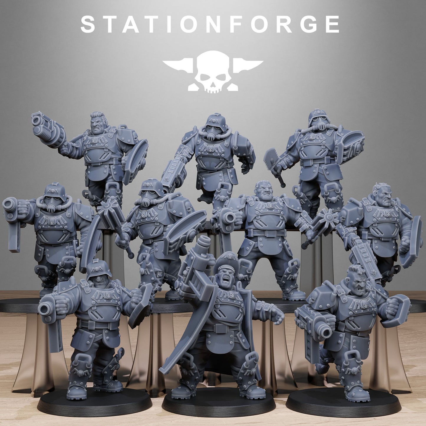 GrimGuard Armored Mutants by Station Forge