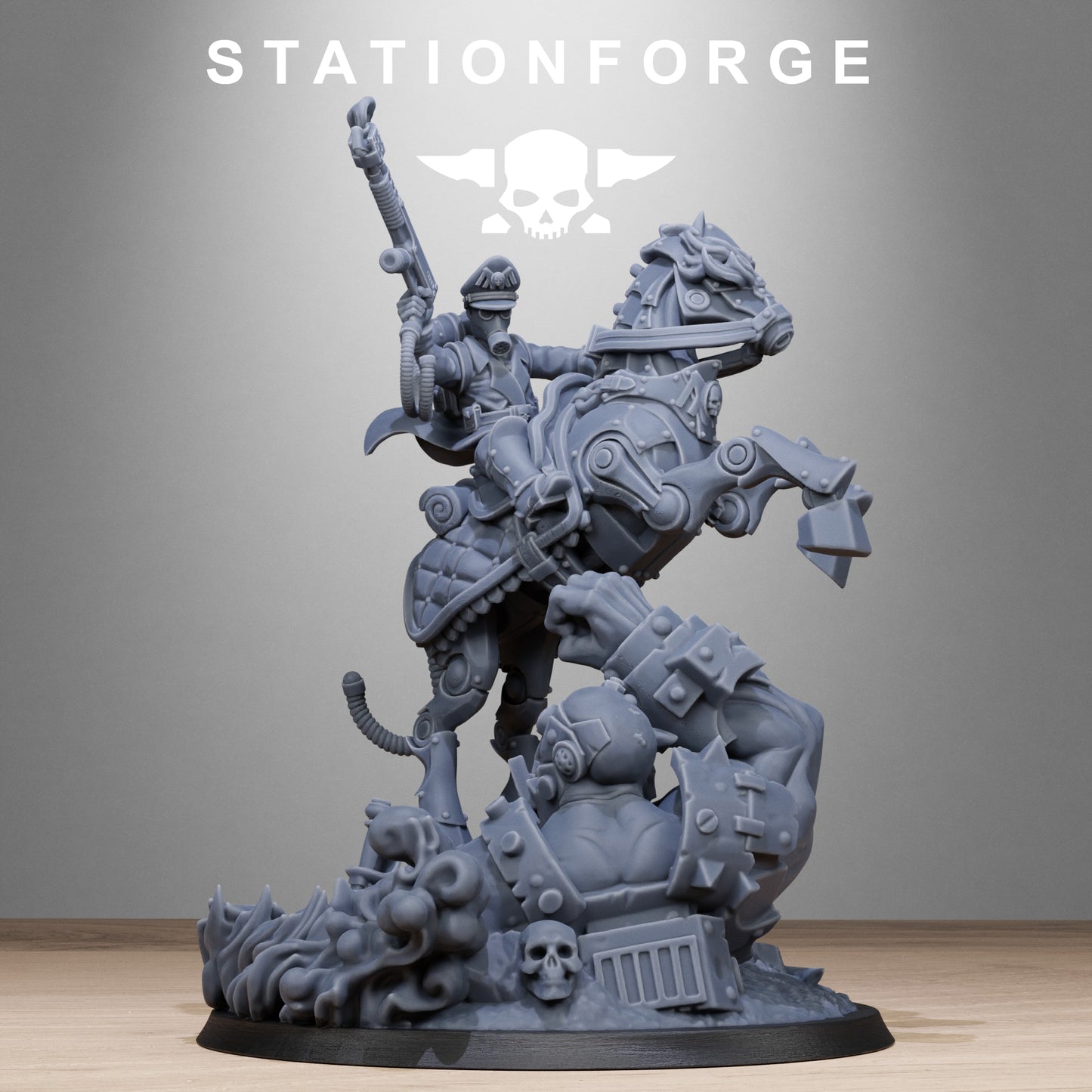 GrimGuard Officer Horseman by Station Forge