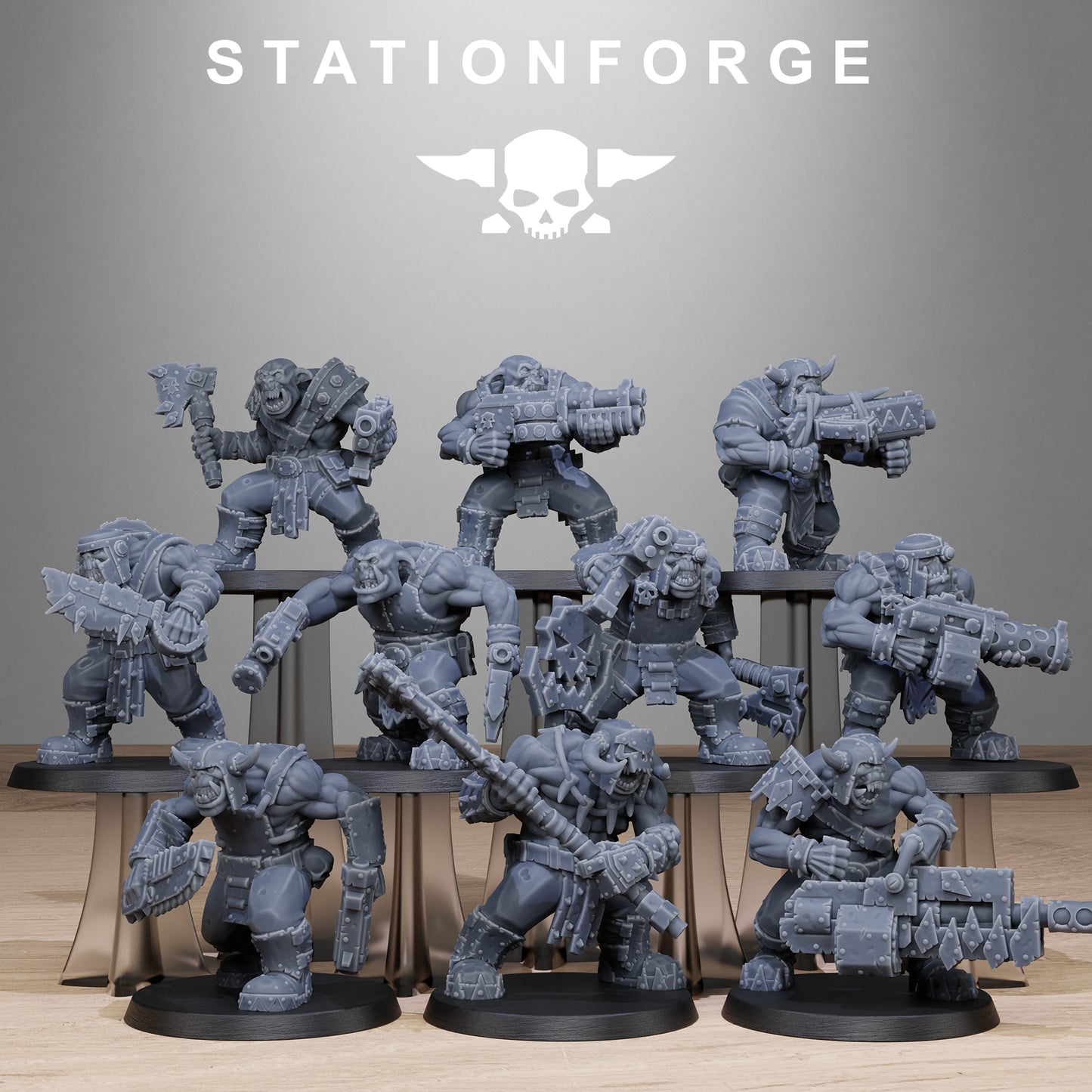 Orkaz Bros Infantry by Station Forge