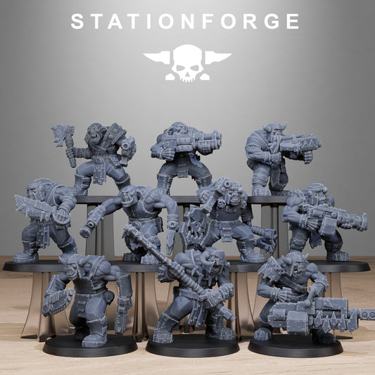 Orkaz Bros Infantry by Station Forge