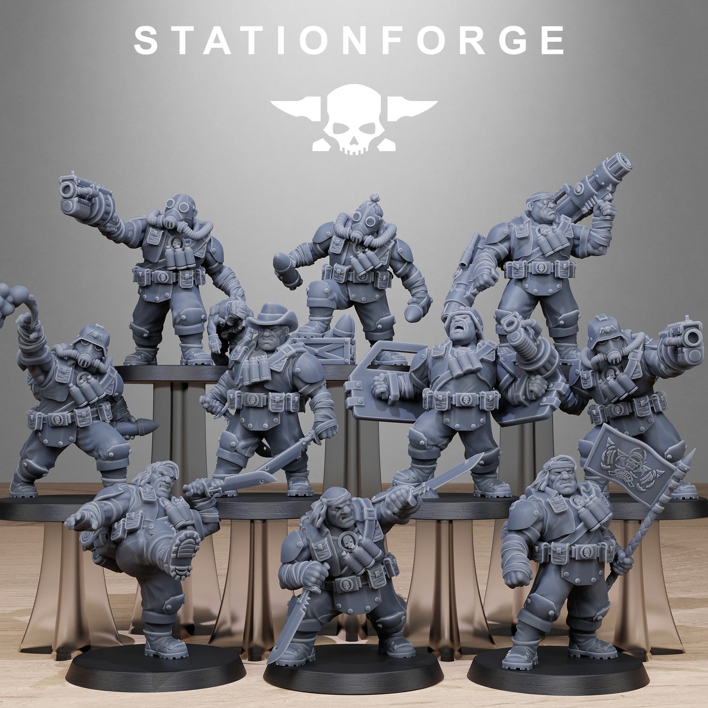 GrimGuard Jungle Fighters Mutants by Station Forge