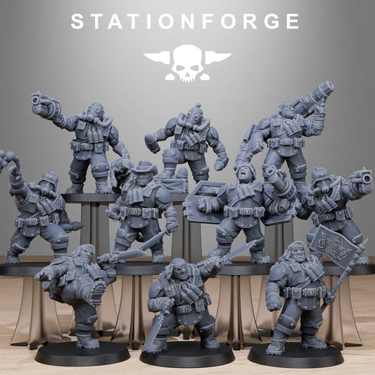 GrimGuard Jungle Fighters Mutants by Station Forge