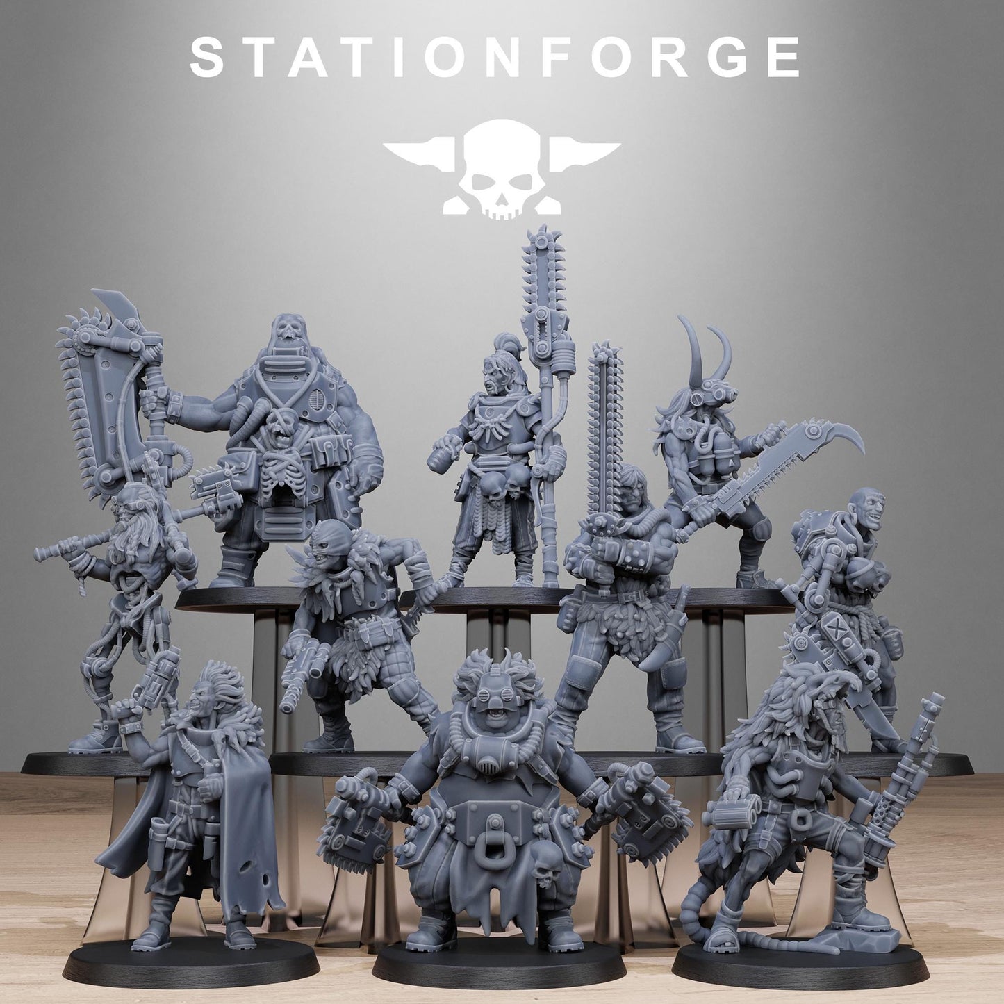 Techno Savage Barbarians by Station Forge