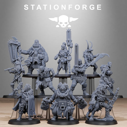 Techno Savage Barbarians by Station Forge