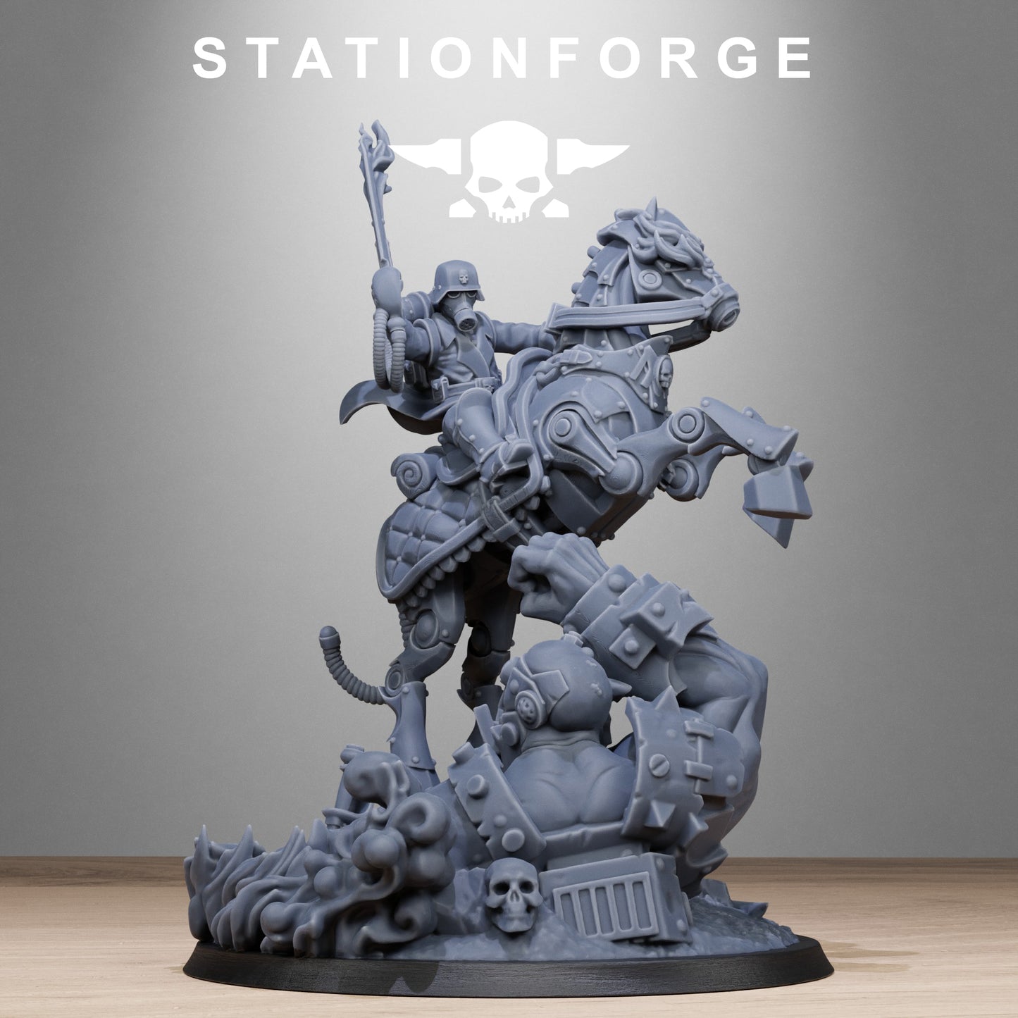 GrimGuard Officer Horseman by Station Forge