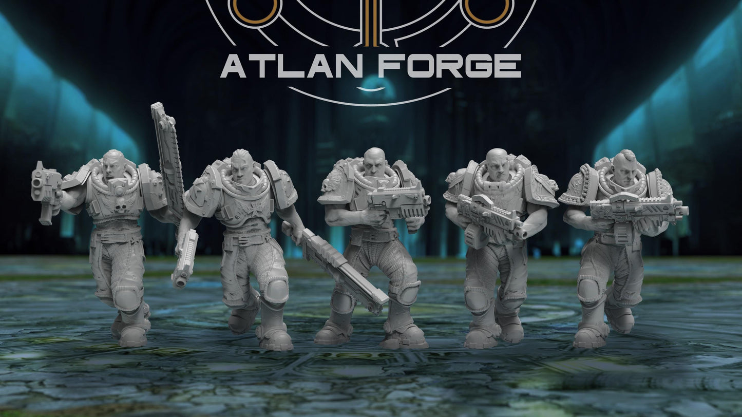 Knight Templar Initiates by Atlan Forge
