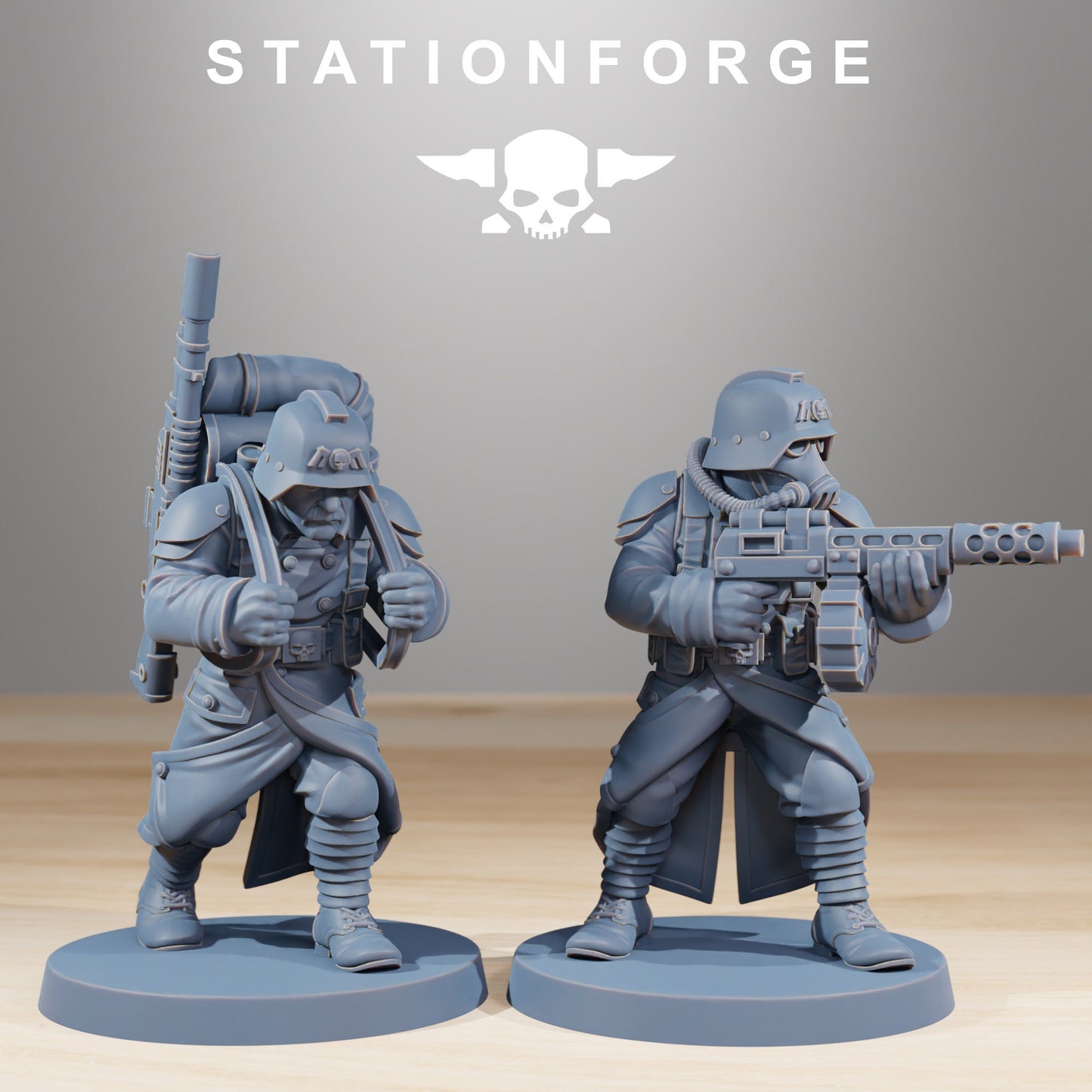 Grim Guard Combatants by Station Forge