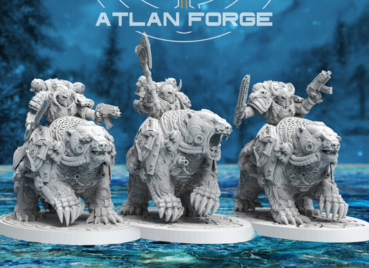 Asgardian Bear Riders by Atlan Forge