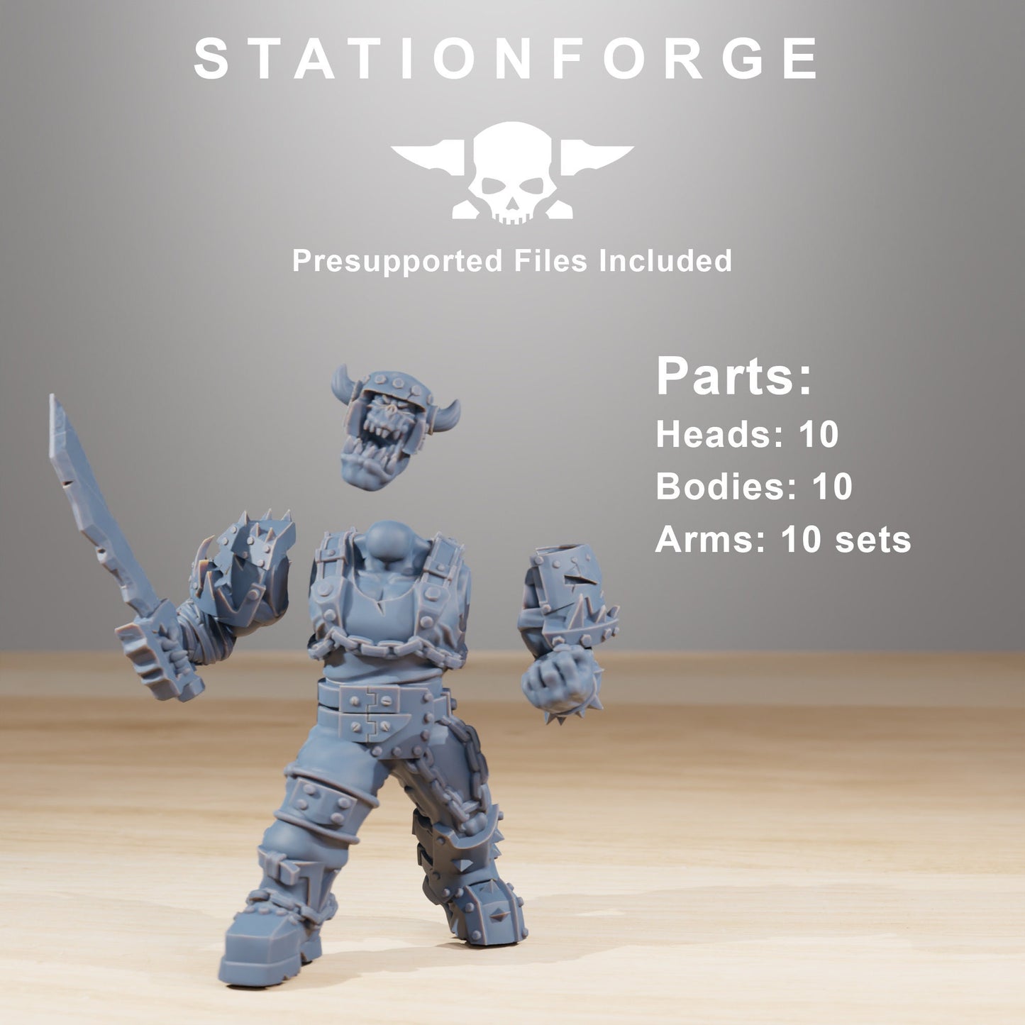 Orkaz Berserkers by Station Forge