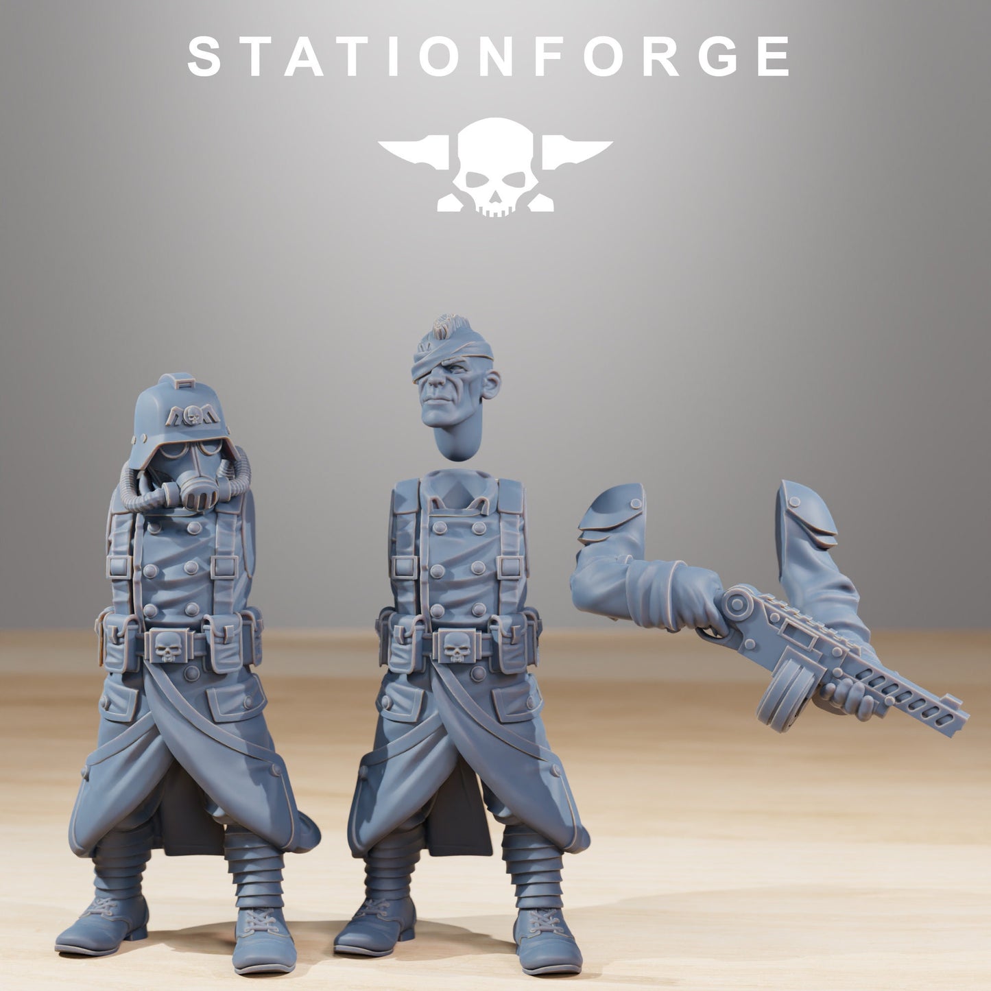 Grim Guard Combatants by Station Forge