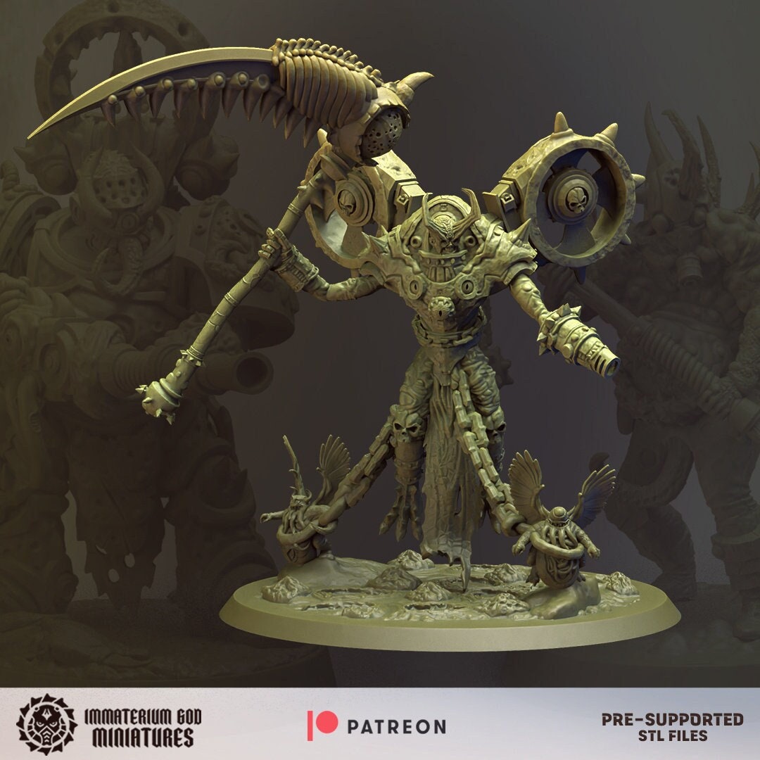 Mortus the Plaguelord by Immaterium God Miniatures