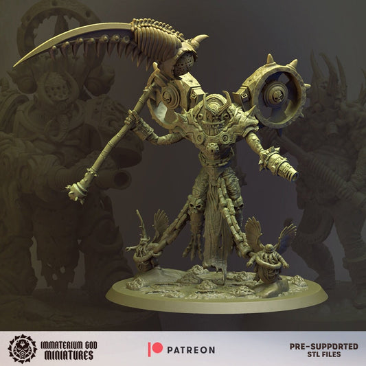 Mortus the Plaguelord by Immaterium God Miniatures