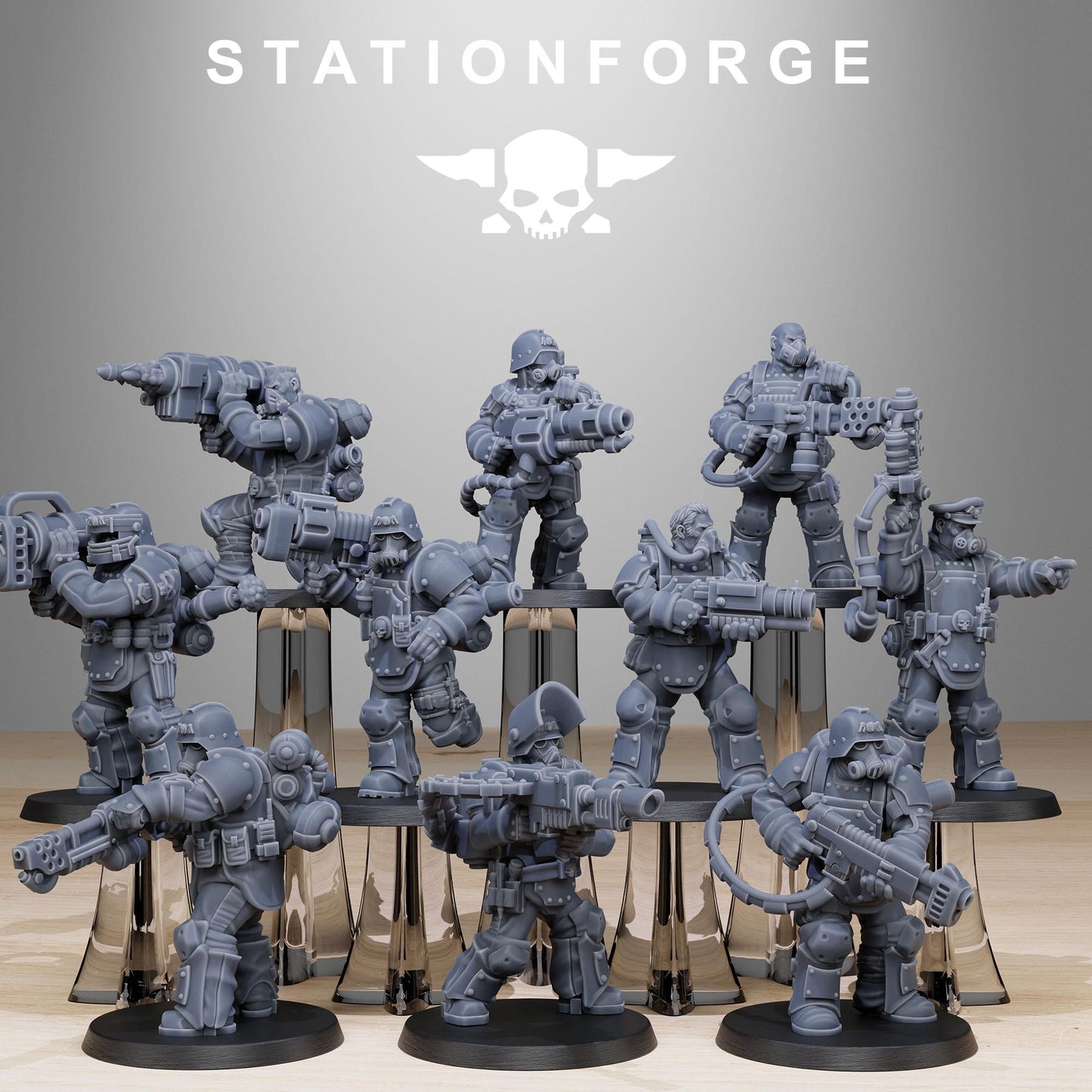 Grim Guard Armored Squad by Station Forge