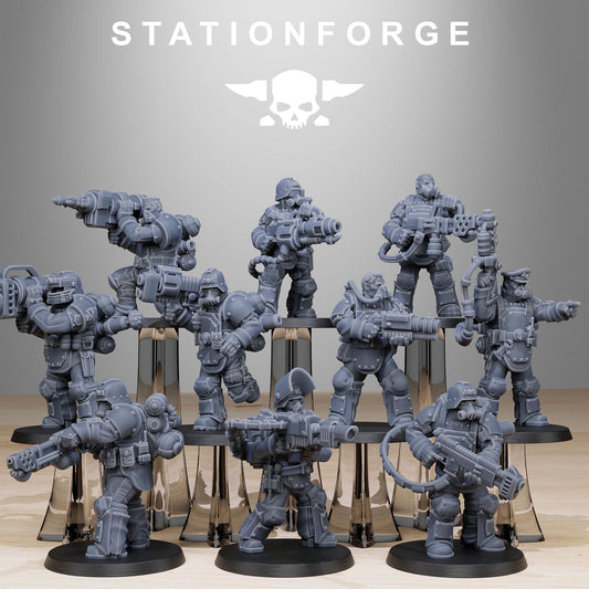 Grim Guard Armored Squad by Station Forge