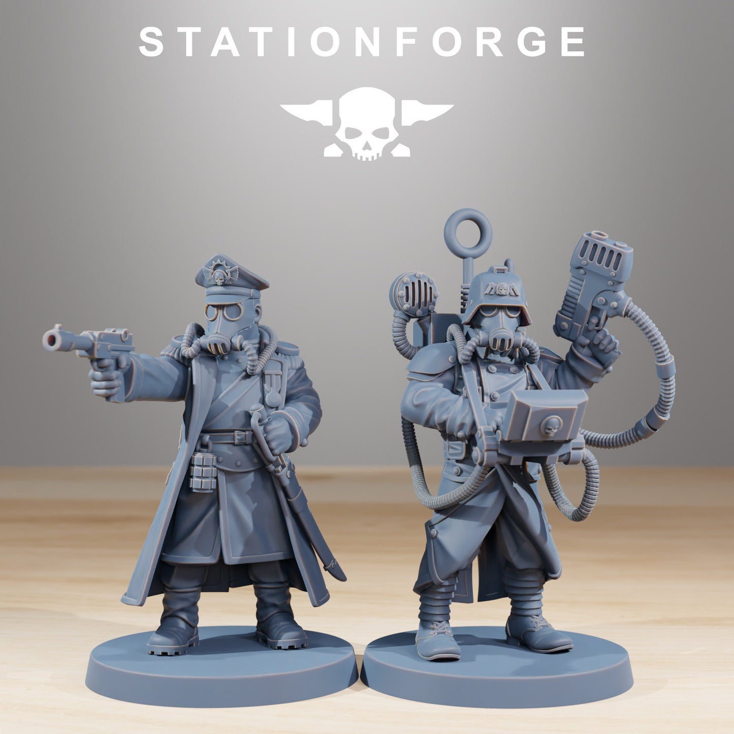 Grim Guard Combatants by Station Forge