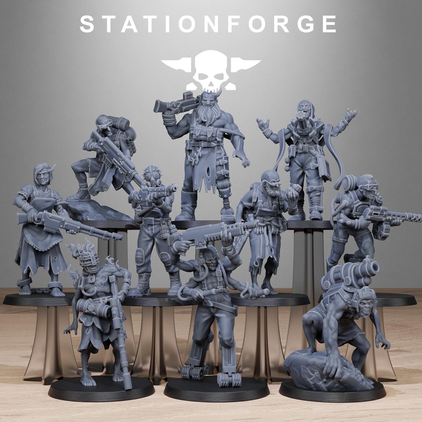 Grim Guard Abhumans by Station Forge