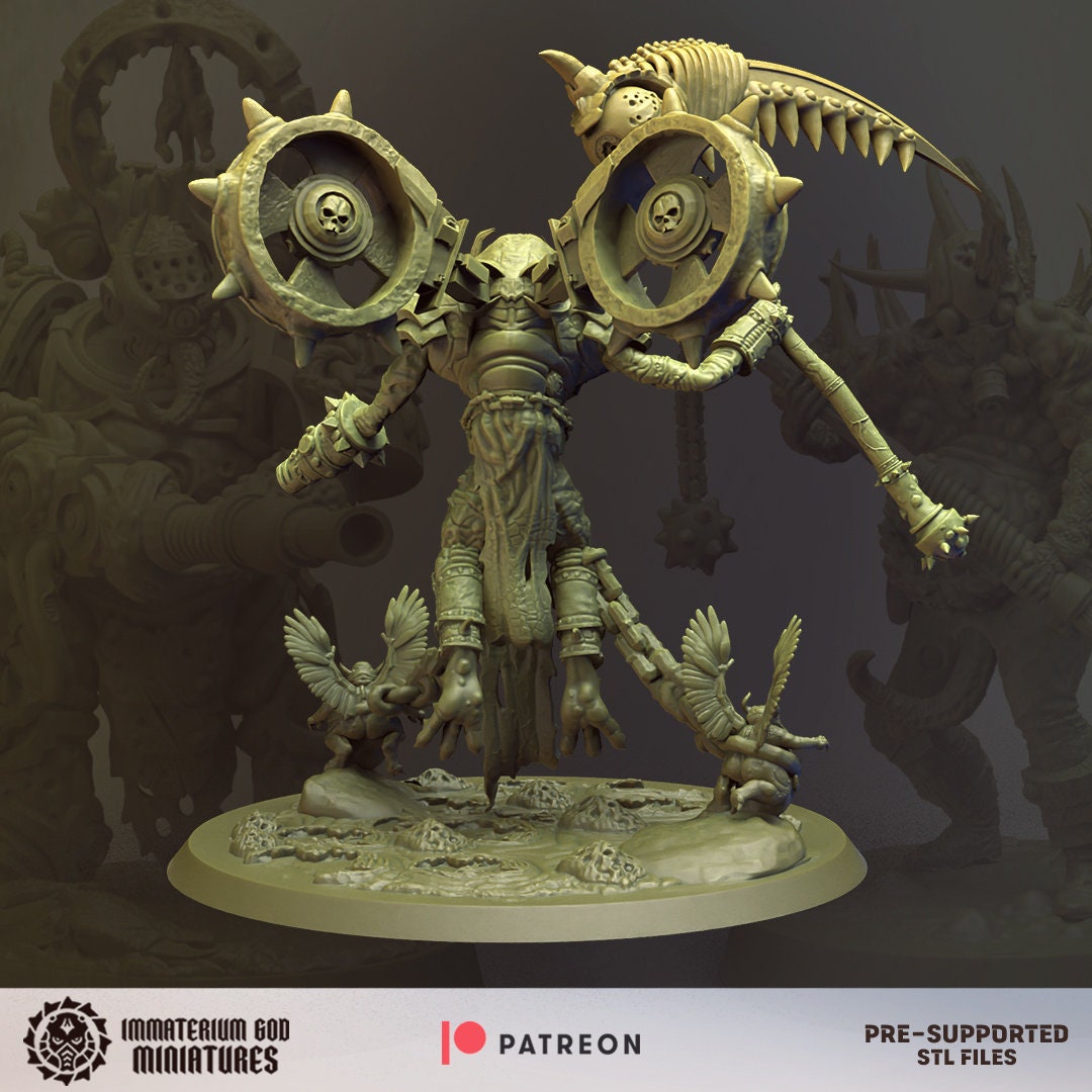 Mortus the Plaguelord by Immaterium God Miniatures