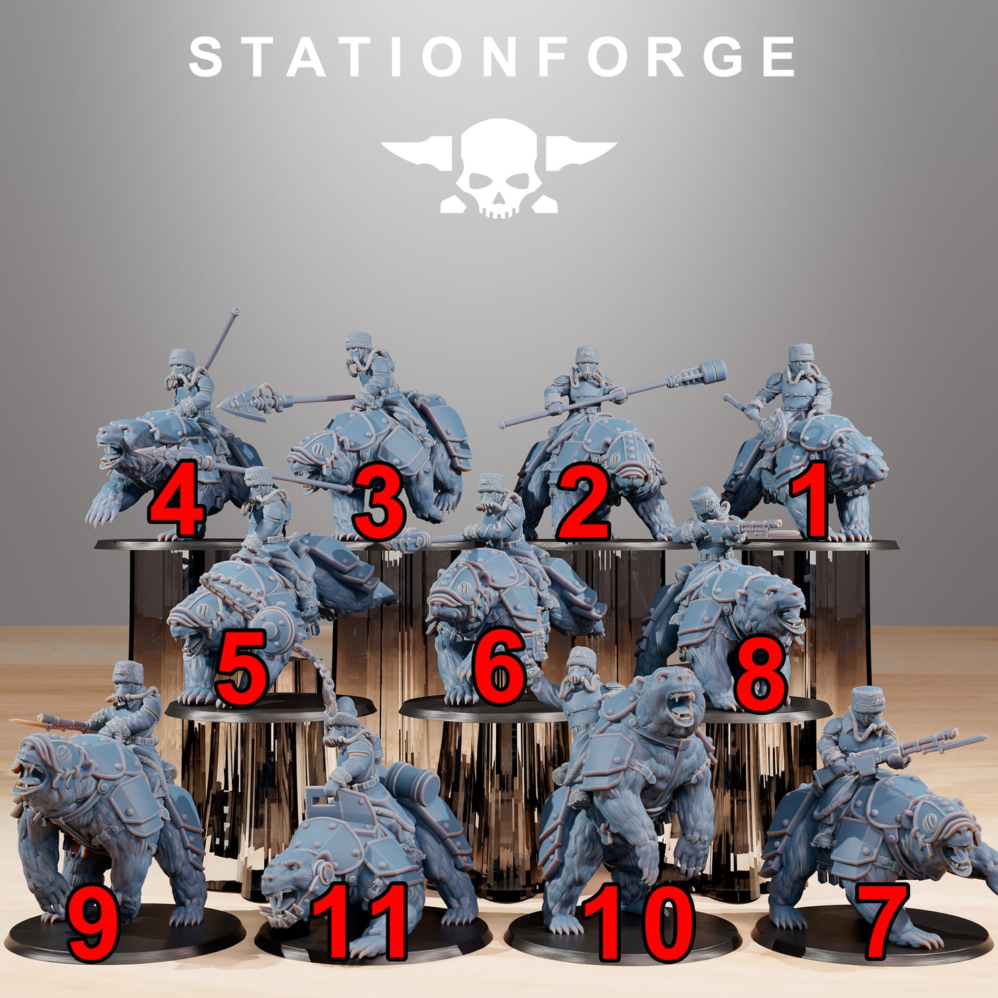 GrimGuard Bear Riders by Station Forge