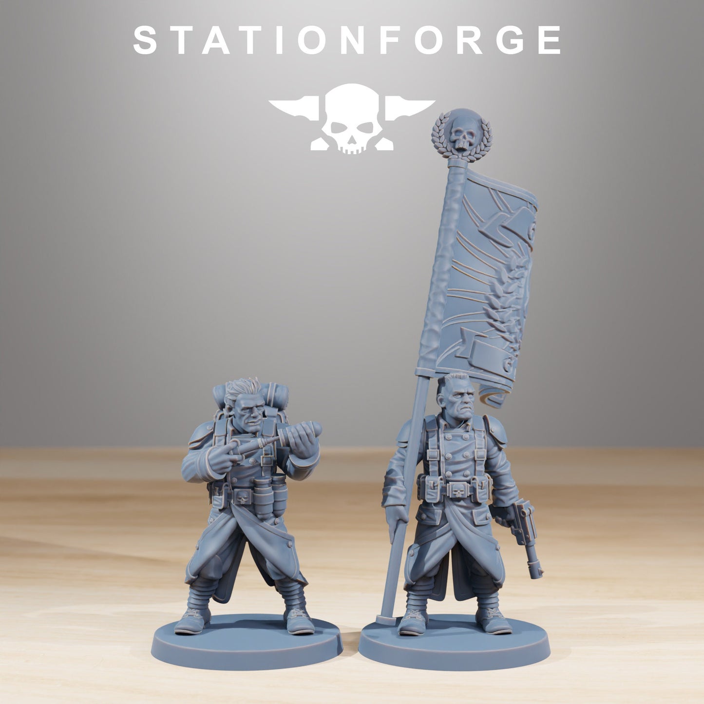 Grim Guard Combatants by Station Forge