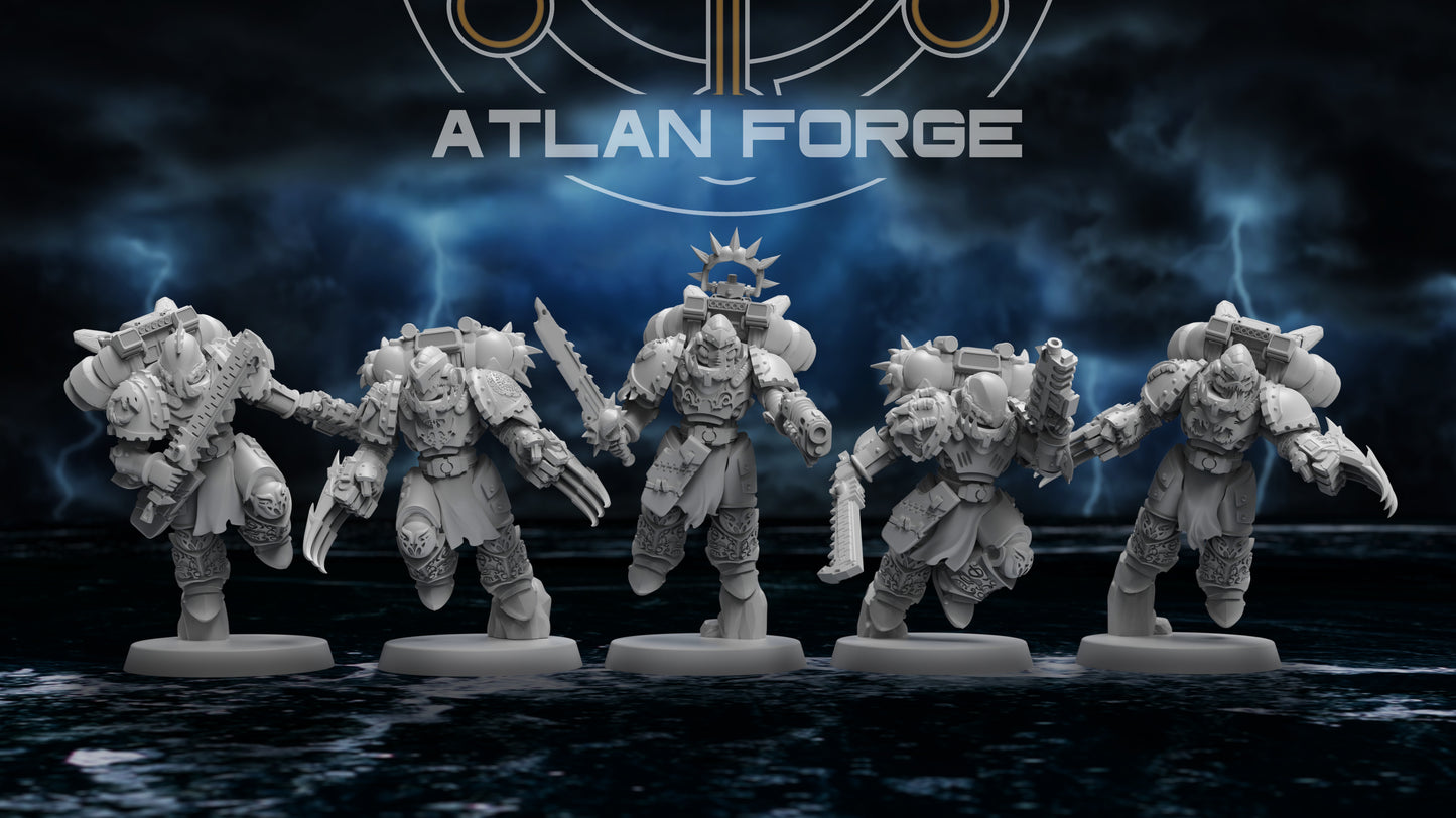 Wai Toa Kaiwhakangua (hunters) by Atlan Forge