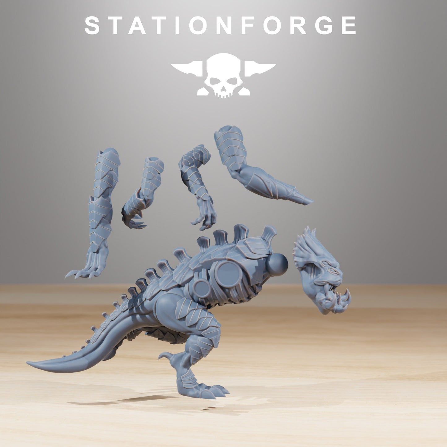 Xenarid Infantry by Station Forge