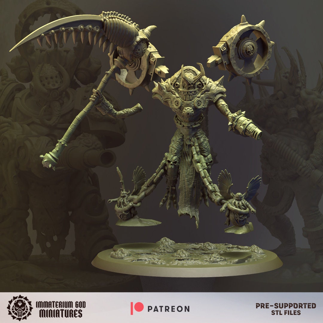 Mortus the Plaguelord by Immaterium God Miniatures