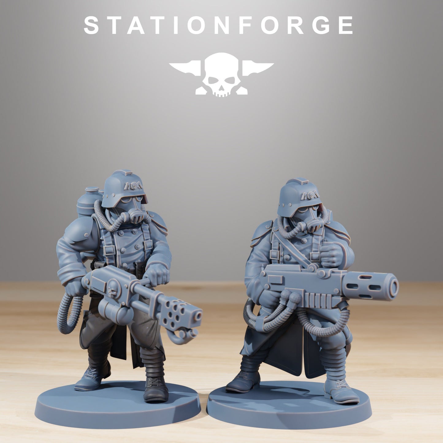 Grim Guard Combatants by Station Forge