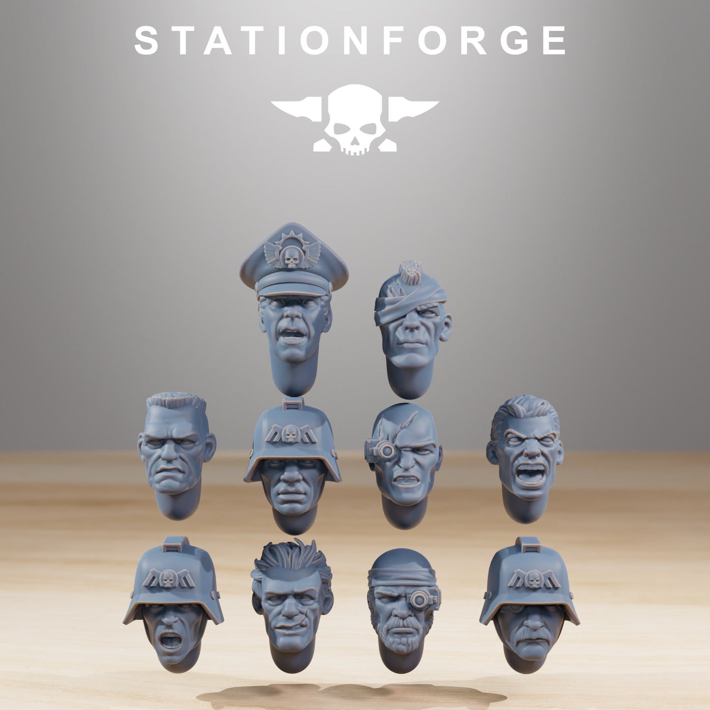 Grim Guard Combatants by Station Forge